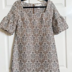Vintage celebration dress puff sleeves